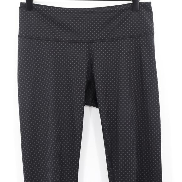 Lululemon Women's Wunder Under Leggings Teeny Grey Dots / Black Sz 6 - Picture 3 of 6